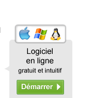 Logiciel en ligne pour Mac, PC et Linux