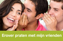 Erover praten met mijn vrienden