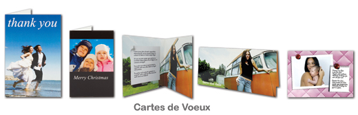 Cartes de Voeux personnalisables