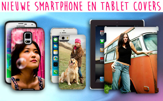 nieuwe smartphone en tablet covers