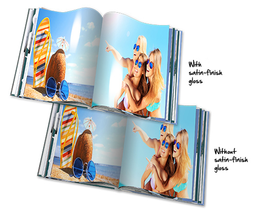 varnish option on Regular Photo Book